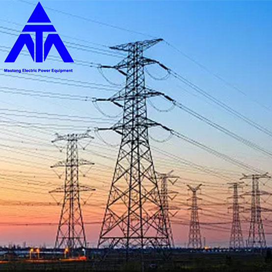 Aangle Iron Electric Power Tower Q345 10KV 33KV Transmissio Linea