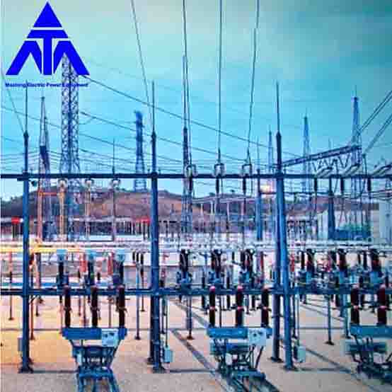 Galvanized 400KV Steel Structure pro Substantia Electrical